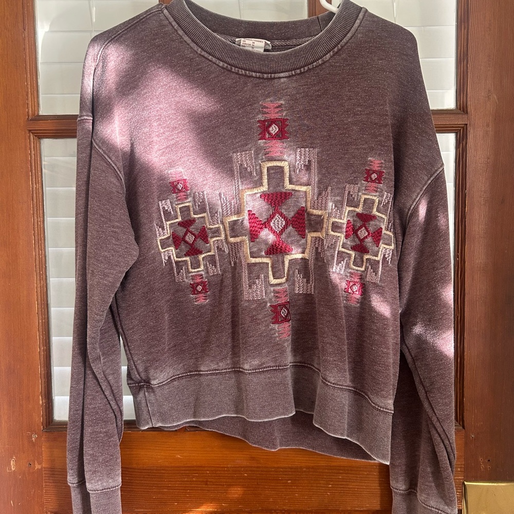 Ariat Brown And Red Patterned Jacket - image 1